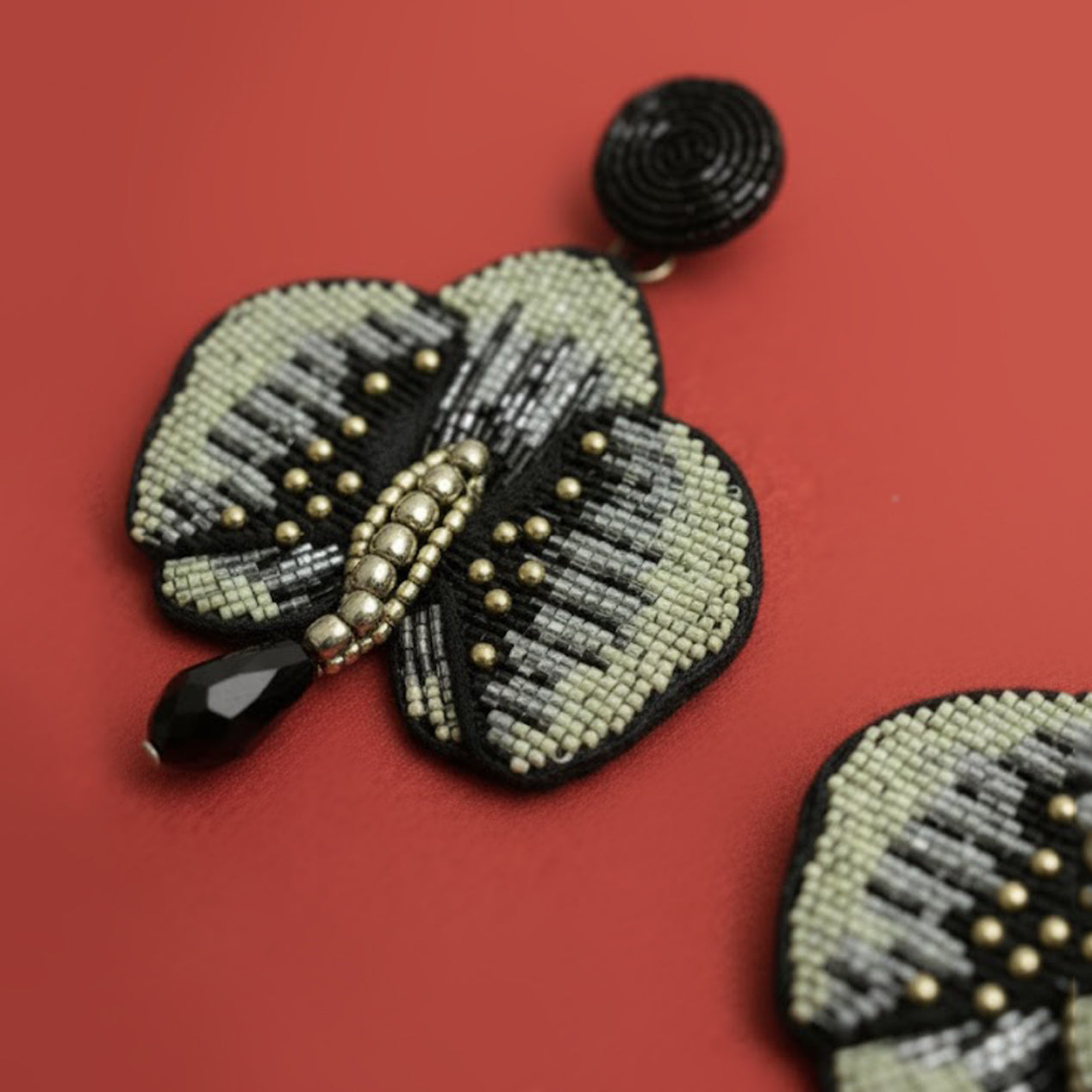 Edena Handcrafted Orchid Earrings